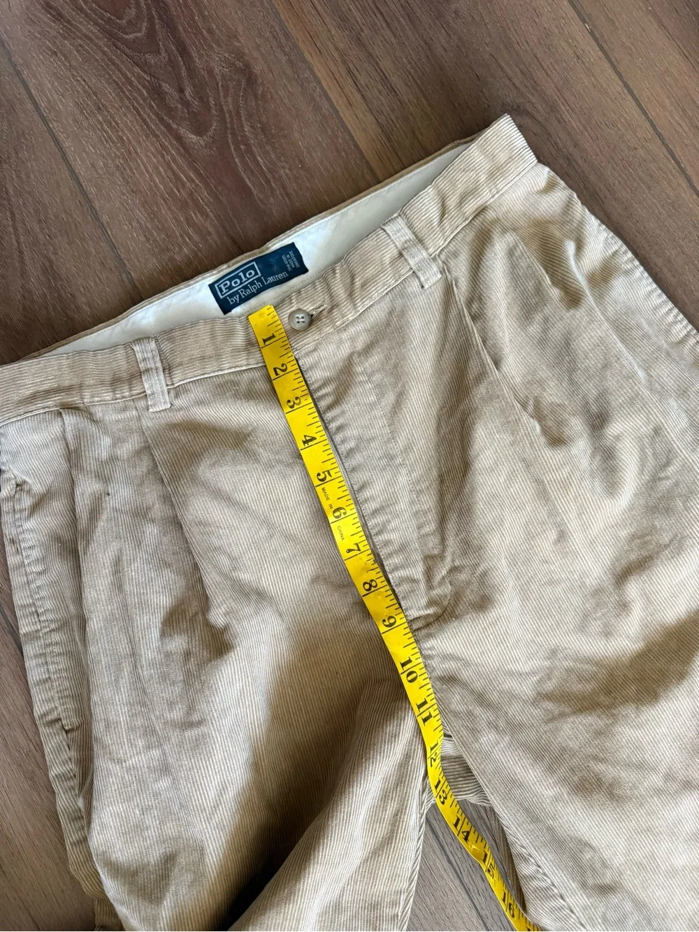 Vintage Polo Ralph Lauren Pants Mens 32x30 Corduroy Double Pleated